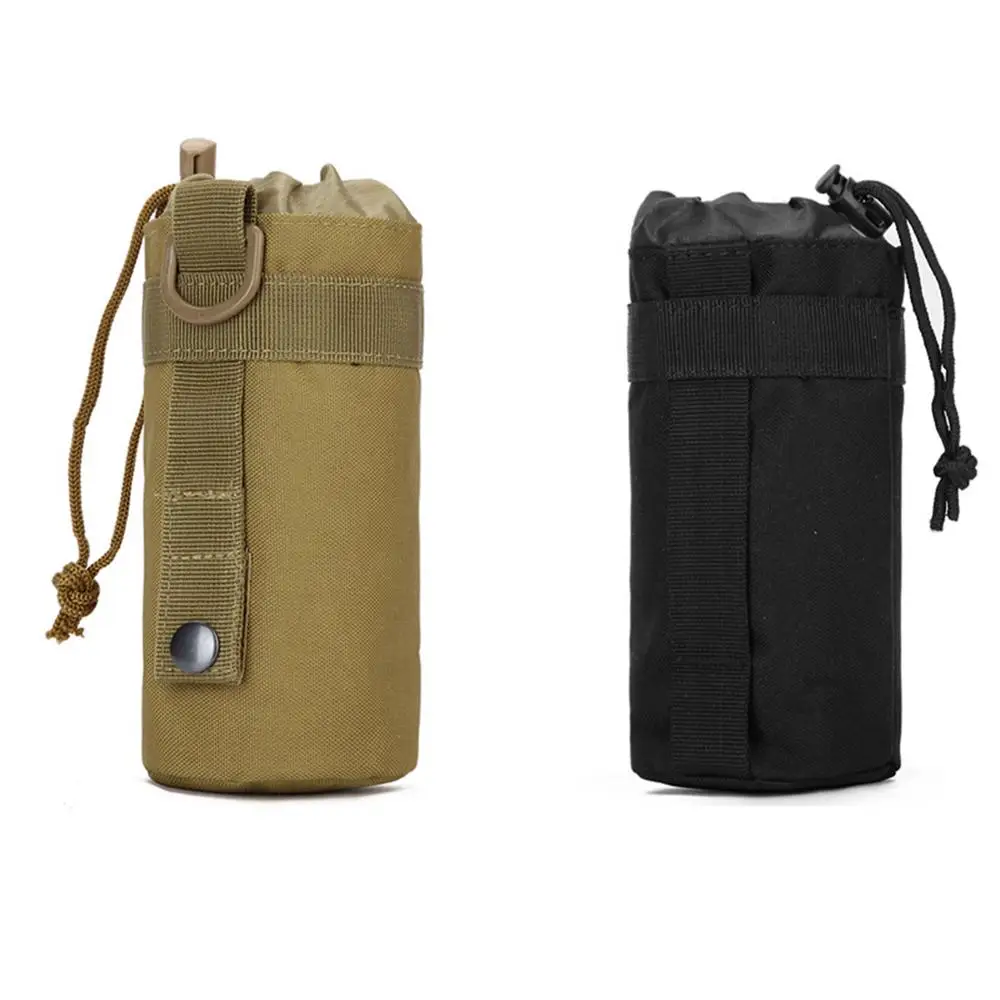 

Molle Water Bottle Pouch Bag Tactical Molle Bottle Holder Carrier 500ml Outdoor for Camping Hiking Traveling with Shoulder Strap