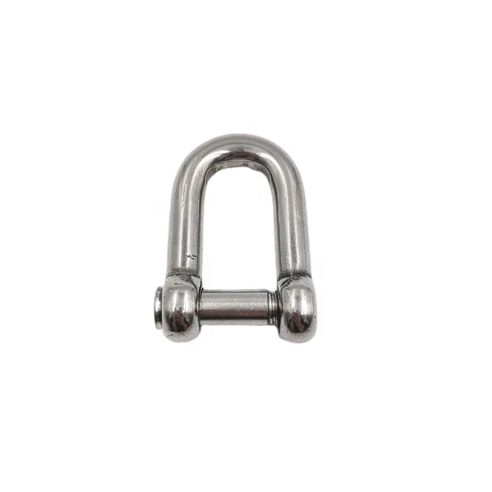 

Stainless Steel Material D Shackle For Playground Rope and Net Connection, Optional