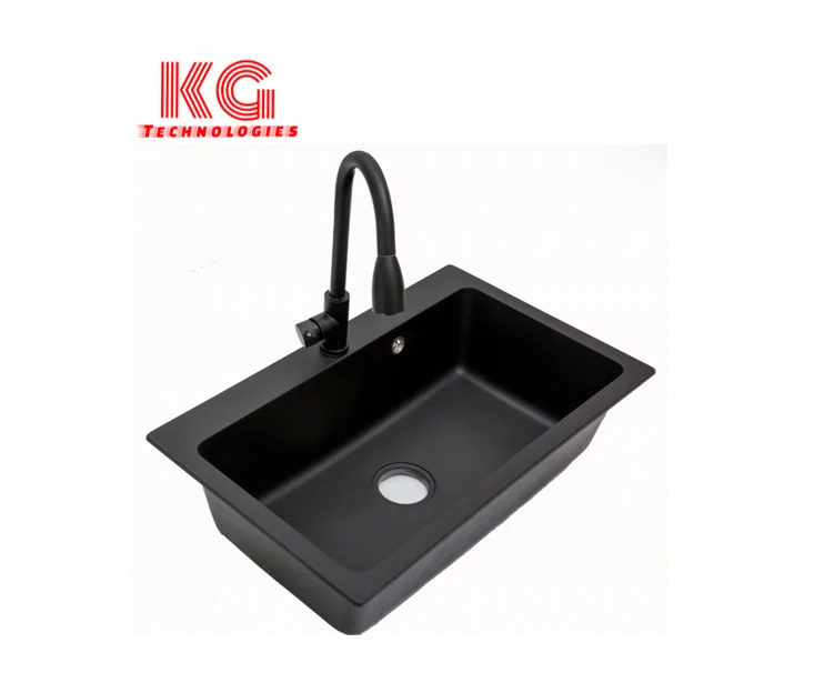 Cheap Single Bowl Quartz Kitchen Sink Wash Basin Designs