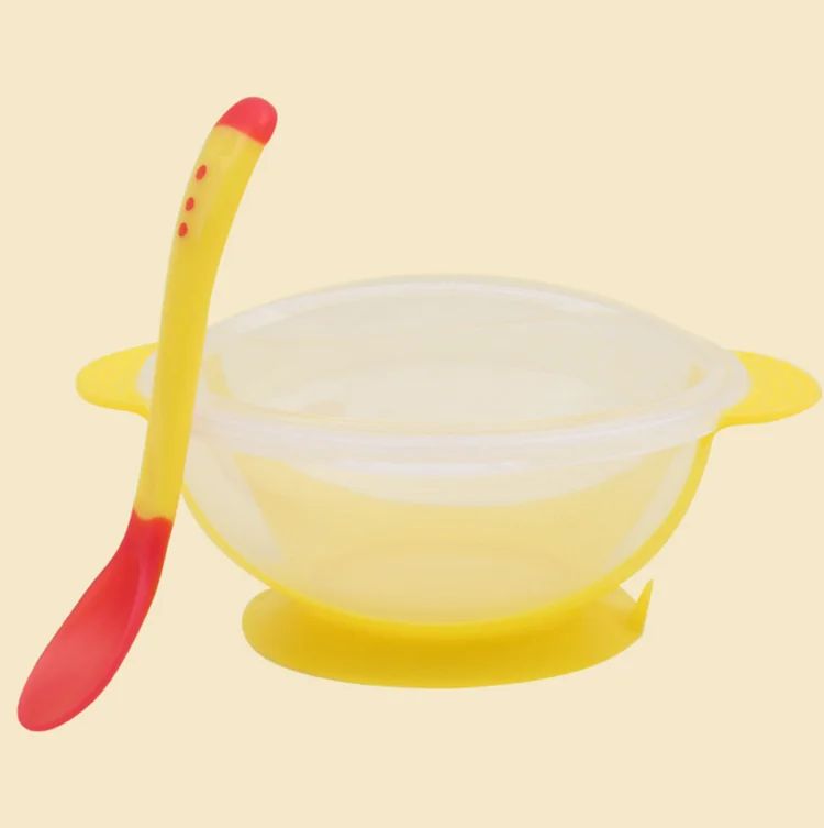 

custom high quality Baby Toddlers Tableware Feeding Pinch Soft Silicone Sucker Suction Cup Bowl With Handle