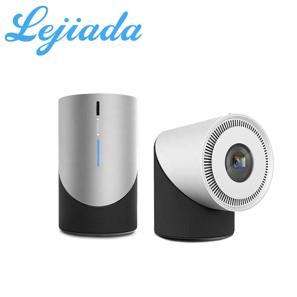 

Sync Wireless Display full 1080P Projector S211 Mini Portable DLP Projector, Silver black