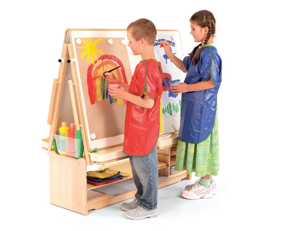 Childcraft Art Easel Center For Kids Wooden Educational Furniture