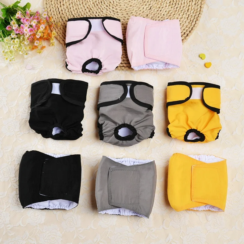 

Wholesale Pet physiological pants Teddy menstrual safety hygiene diapers harassment prevention estrus male dog diapers, Photo