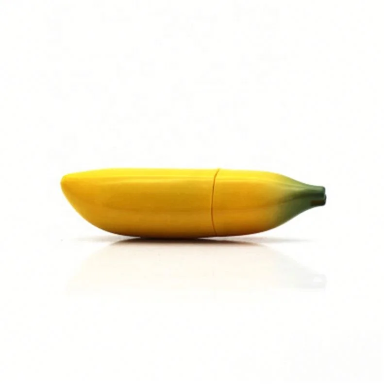 

New Style Banana Shaped Smoking Pipe Creative Fruit Aluminum Alloys Mini Weed Pipe, Yellow