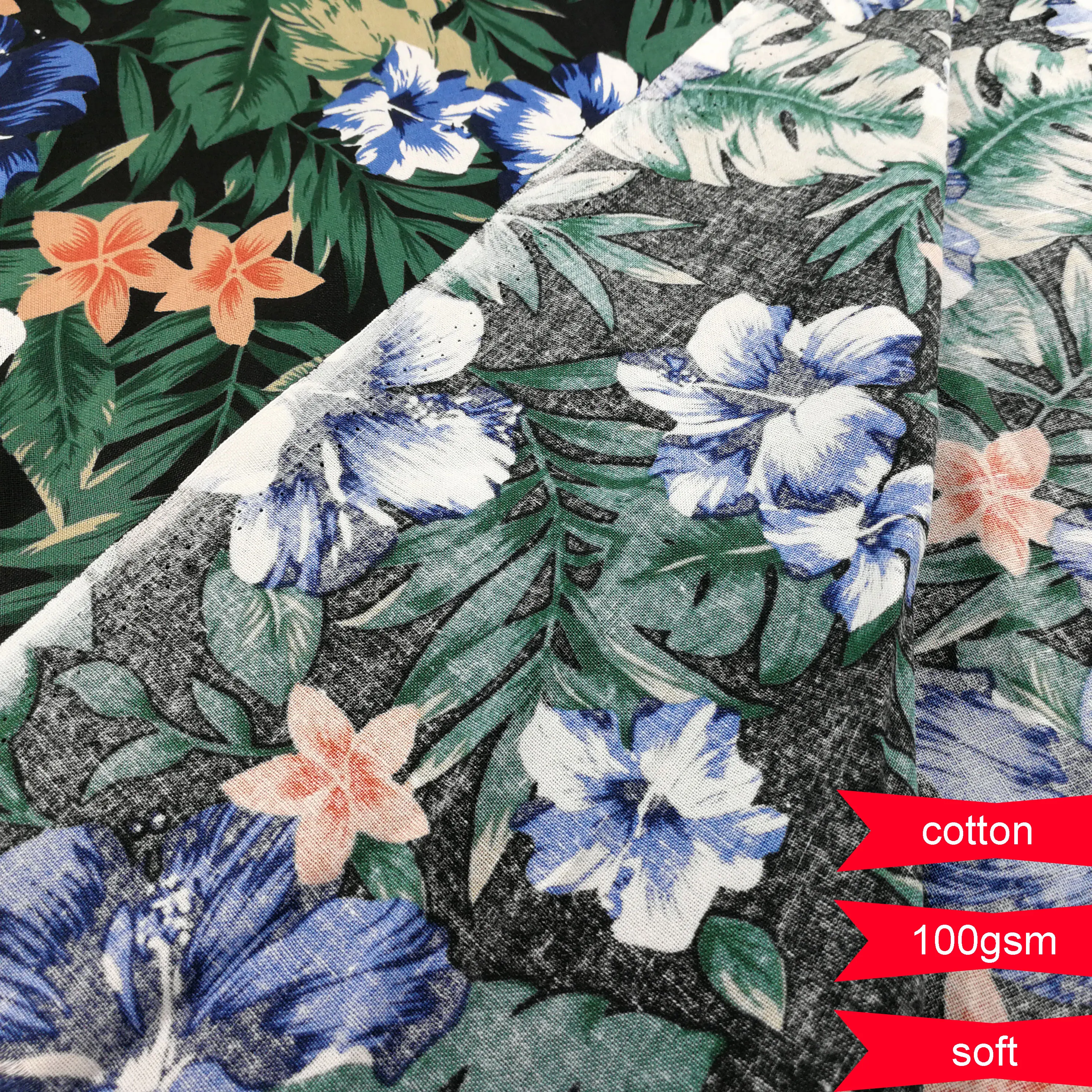 
Custom Print 100% cotton calico fabric textile 