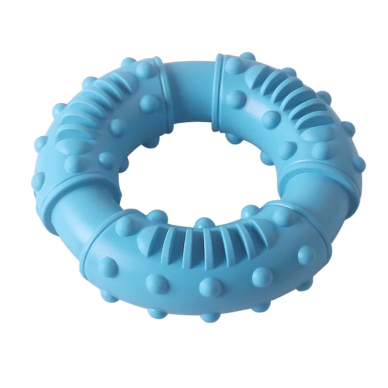 

Cleaning Teeth Toy Pets Accessories Tough Molar Bite toothbrush donut Training Indestructible interactive Rubber chew Dog Toys, Accept customized