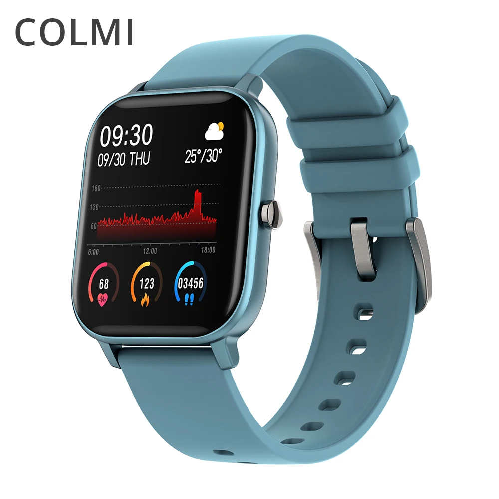 

BT4.2 Smart Watch Heart Rate Blood Pressure Wholesale China Watches Cheap Colmi P8 14 Inch Full Touch Ip67 Wate