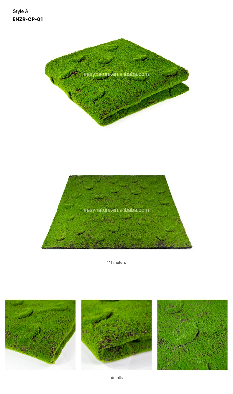 Wholesale Preserved Moss Panel,Artificial Moss Ledge Grass Mat Lawn Rug