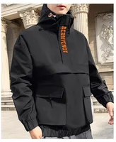 

pocket wind jacket hoodie high quality jacket men 2019
