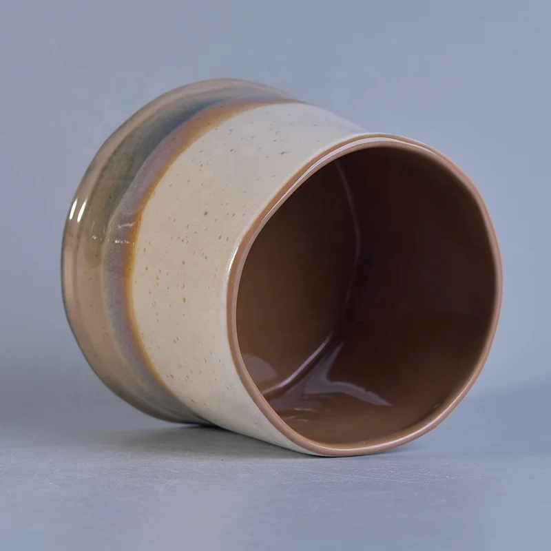 Empty handmade ceramic candle jars votive scented candle holders wedding occasion wholesales