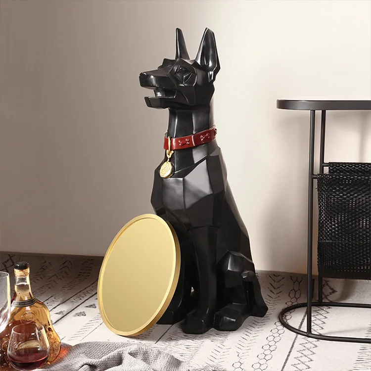 home goods doberman statue