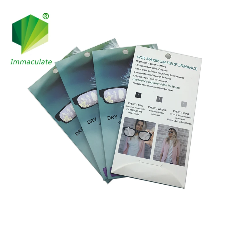 

hot style antifog eyeglasses cleaning cloth