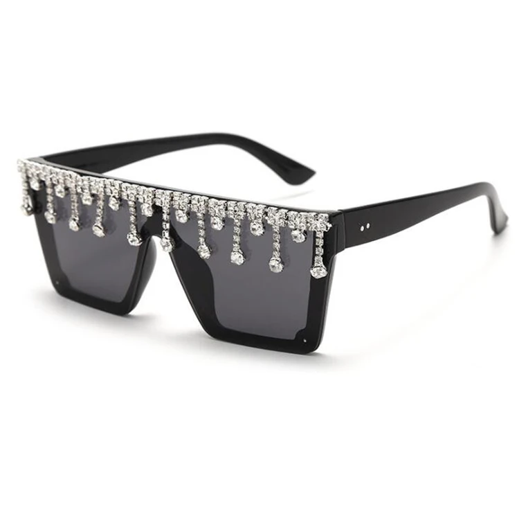 

Wholesale Handmade Bling Rhinestone Sunglasses Women Luxury Diamond Shades Fashion Sun Glasses 2020 Sunglasses Ladies, As pictures or customized color