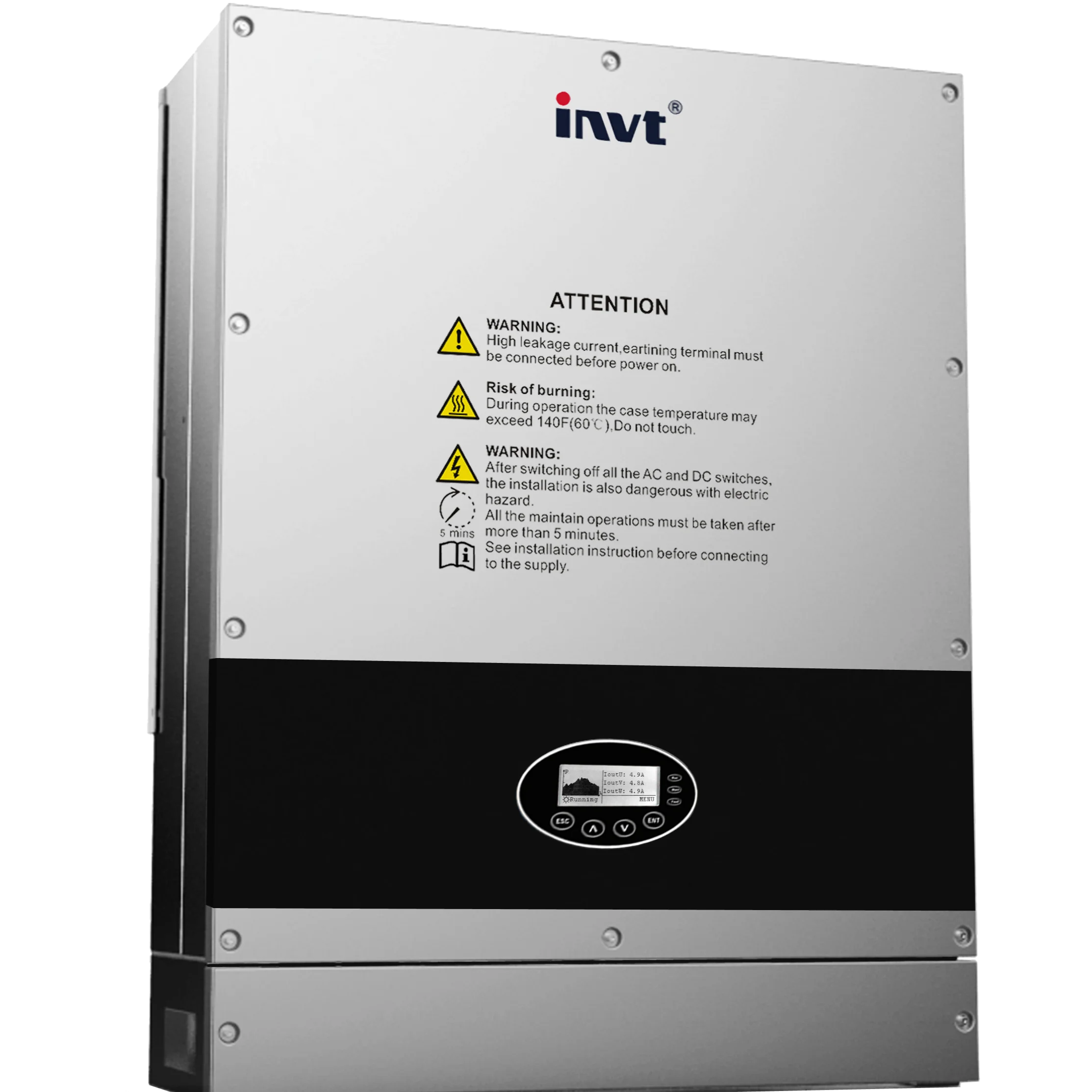 
INVT 6KW 8KW 10KW 15KW Grid Tie Solar Power PV Inverter without Battery for Wholesale 