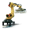 Intelligent Robotic palletizer robot for beer pallet with Membrane bag stack on pallet