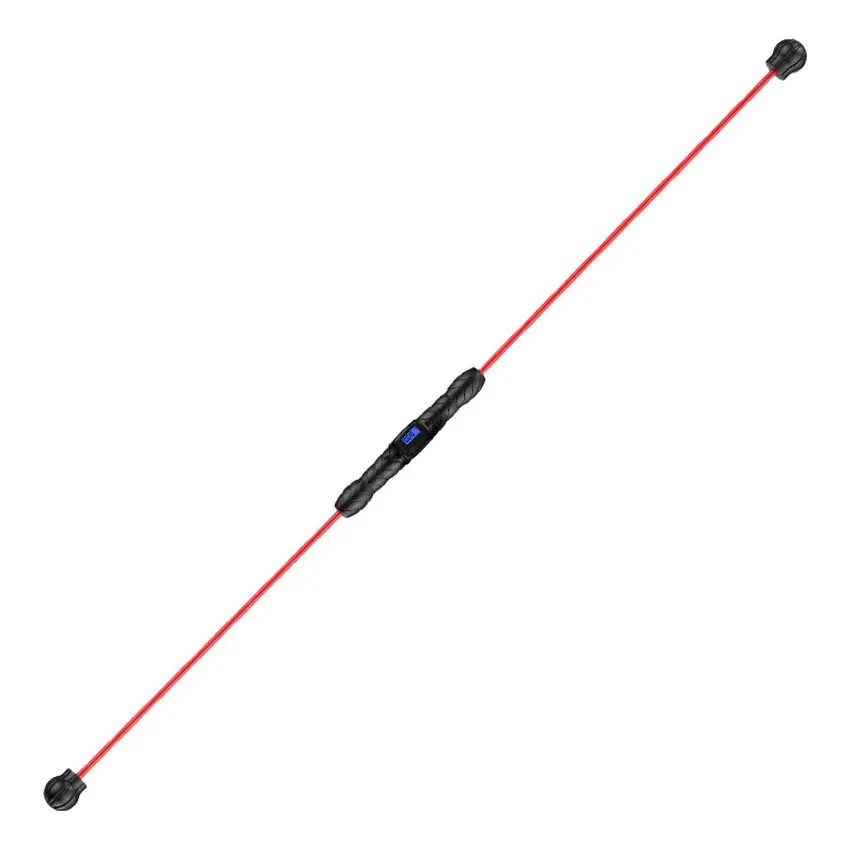 

Jointop Gymnastic Fitness Fiberglass Flexi Bar With Rubber, Black/red