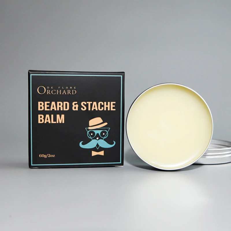 
OEM Private Label Beard Care Oil And Cream Men Moustache Beard Grooming Kit Custom Logo 