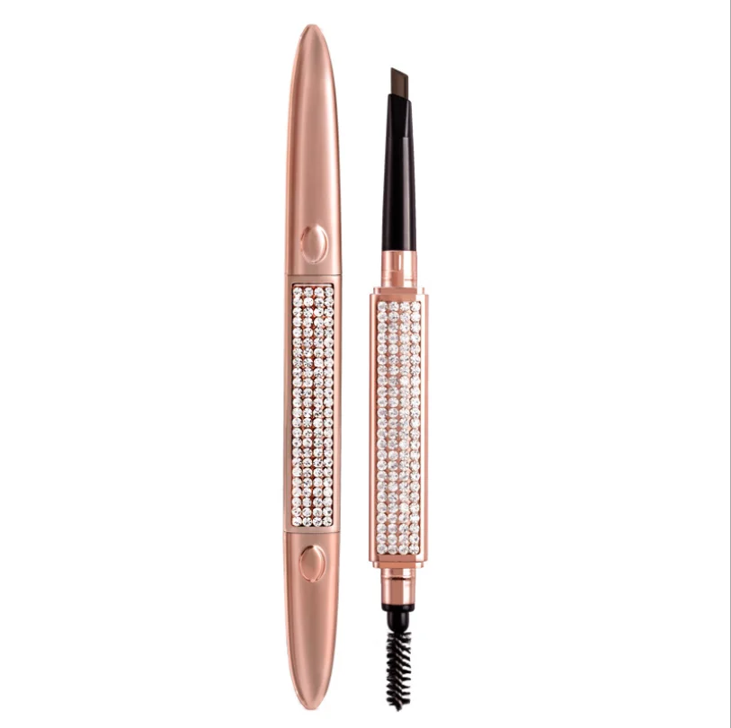 

Best Private Label Retractable Rose Gold Waterproof Eyebrow Pencil