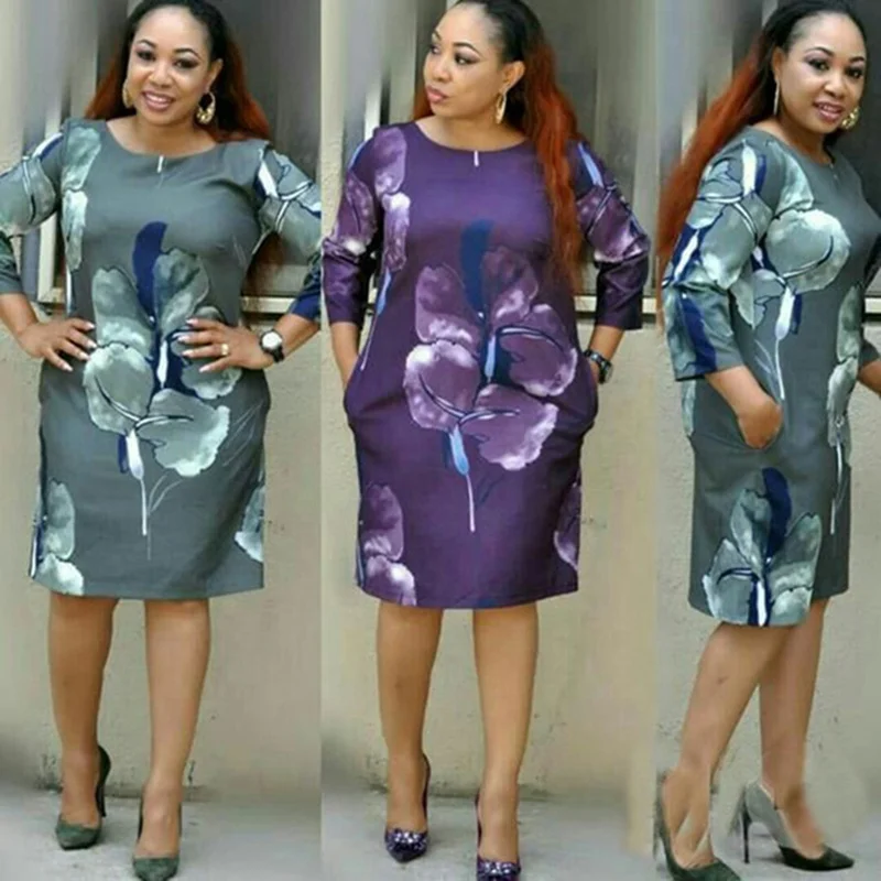 

Size 42 50 African Women Clothes Plus Size Turkey Office Ladies Dresses Wholesale China