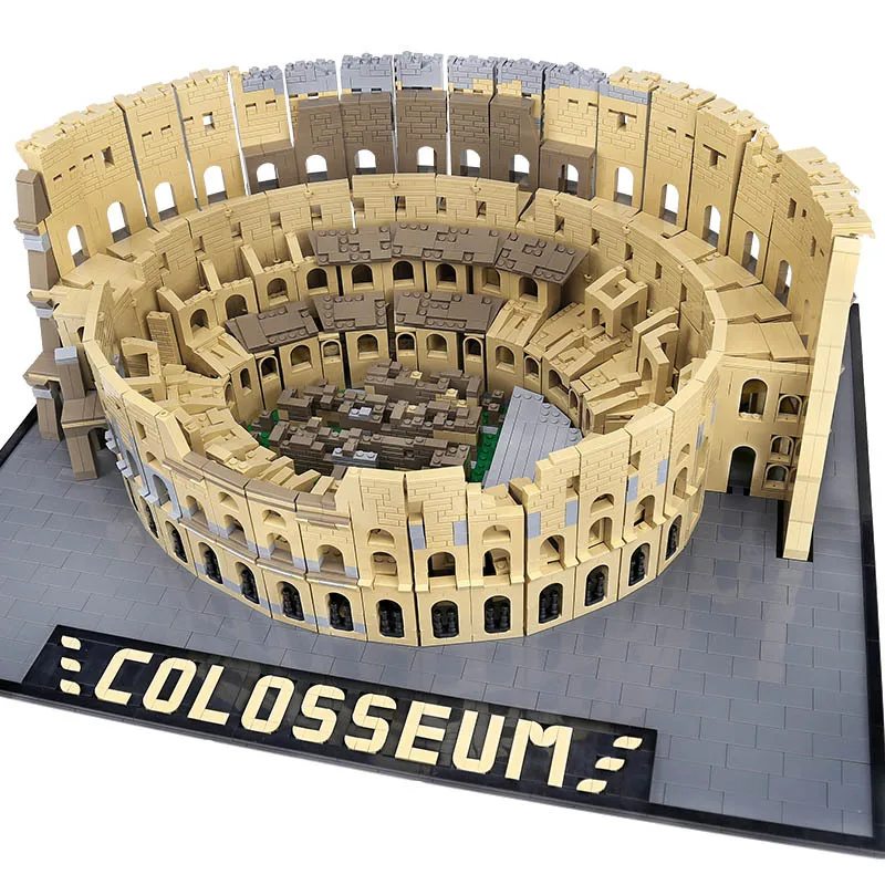 

New Mould King 22002 The MOC-49020 The Colosseum Model Architecture le 10276 Building Plastic Bricks educational toys for child