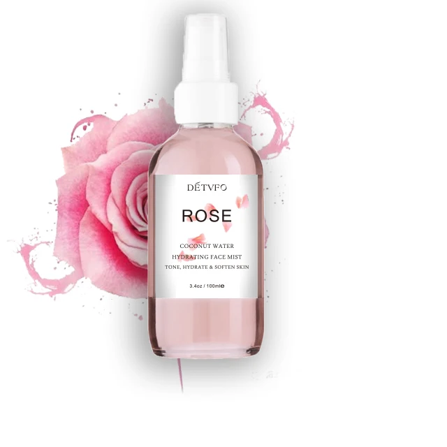 

wholesale rosewater nourishing pure natural organic rose water toner spray for face