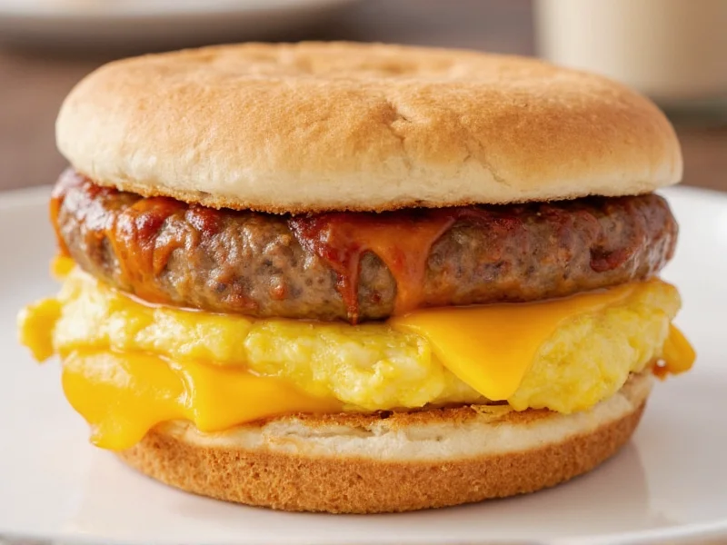 sausage egg and cheese mcgriddle nutrition
