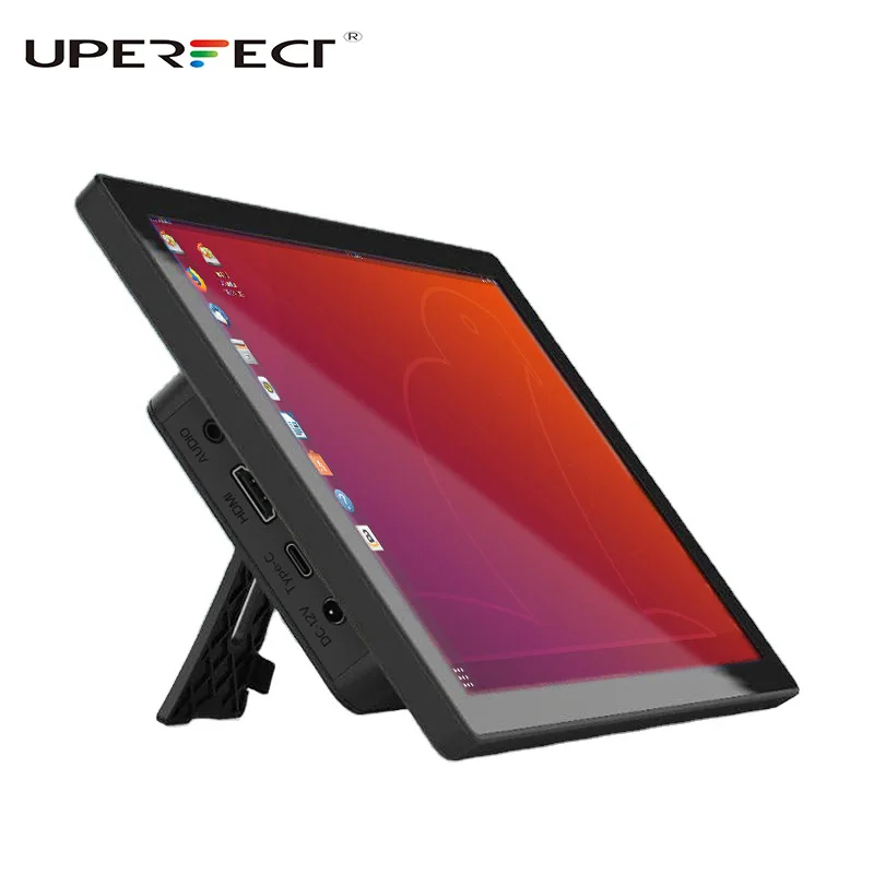 

Uperfect 10 inch ABS Case USB Monitor Touch Screen LCD Portable Monitor High Brightness Landscape for Raspberry Pi 2 3 4