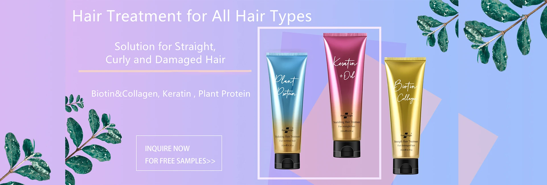 
Damaged hair treatment hair smoothing treatment protein hair straightening treatment 