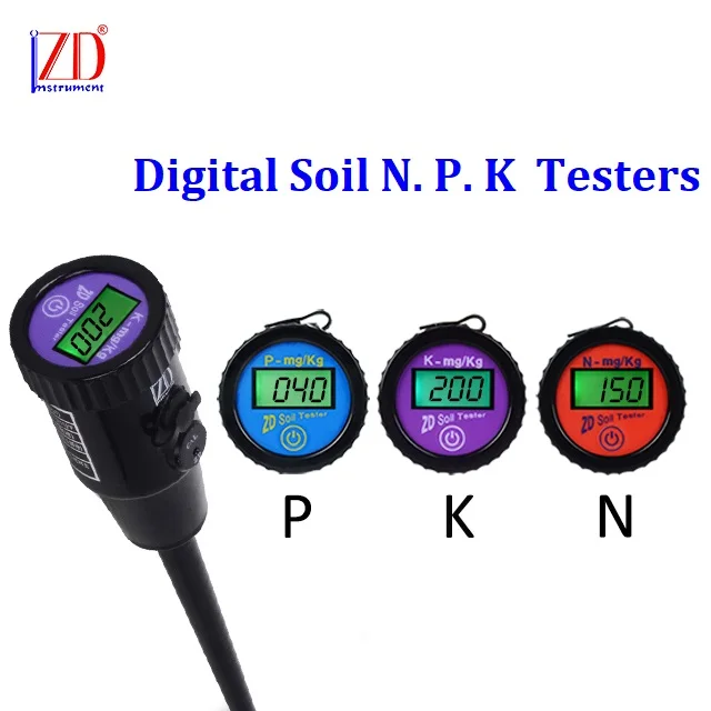 
6 in 1soil nutrient tester NPK fertility pH ec temperature and moisture 