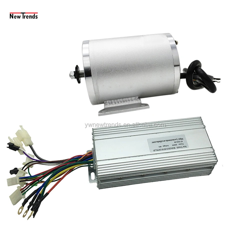 

2500W 48V 60V BM1109 Electric Tricycle/Car / ATV / Scooter /Bicycle High Speed Brushless DC Motor and Controller Conversion Kit