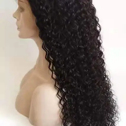 

Unprocessed Brazilian 10-30 Inch 100% Virgin Human Hair Water Wave Human Hair 4x4 13x4 Wig For Women