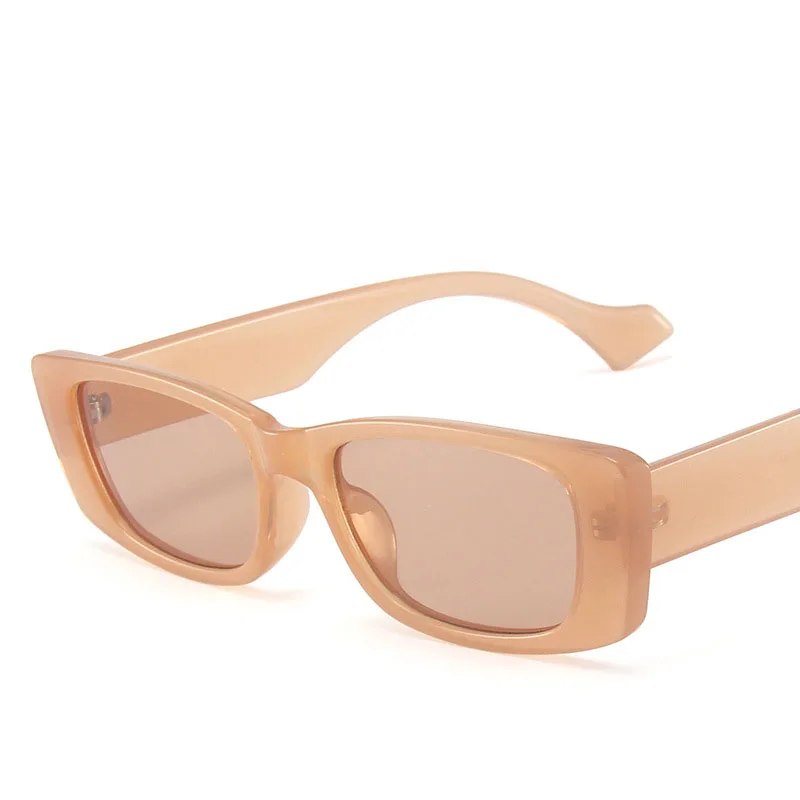 

Finewell Fashion Small Rectangle Sunglasses Women Brand Designer Retro Jelly Frame Sun Glasses Men Shades UV400