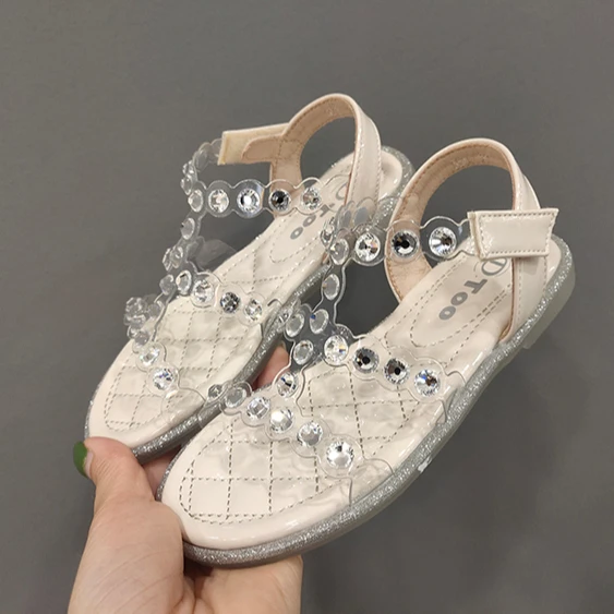 

Fashion sandals Korean version of the new children's glass shoes
