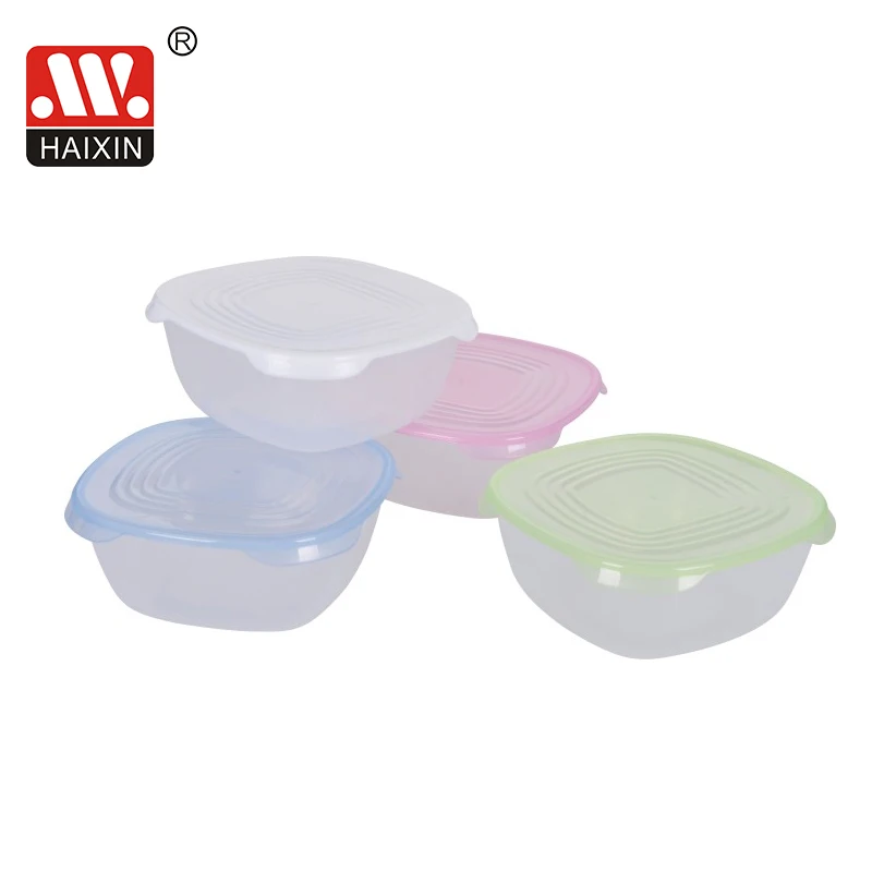 

Haixing square food container 750ml BPA free food storage for kitchen