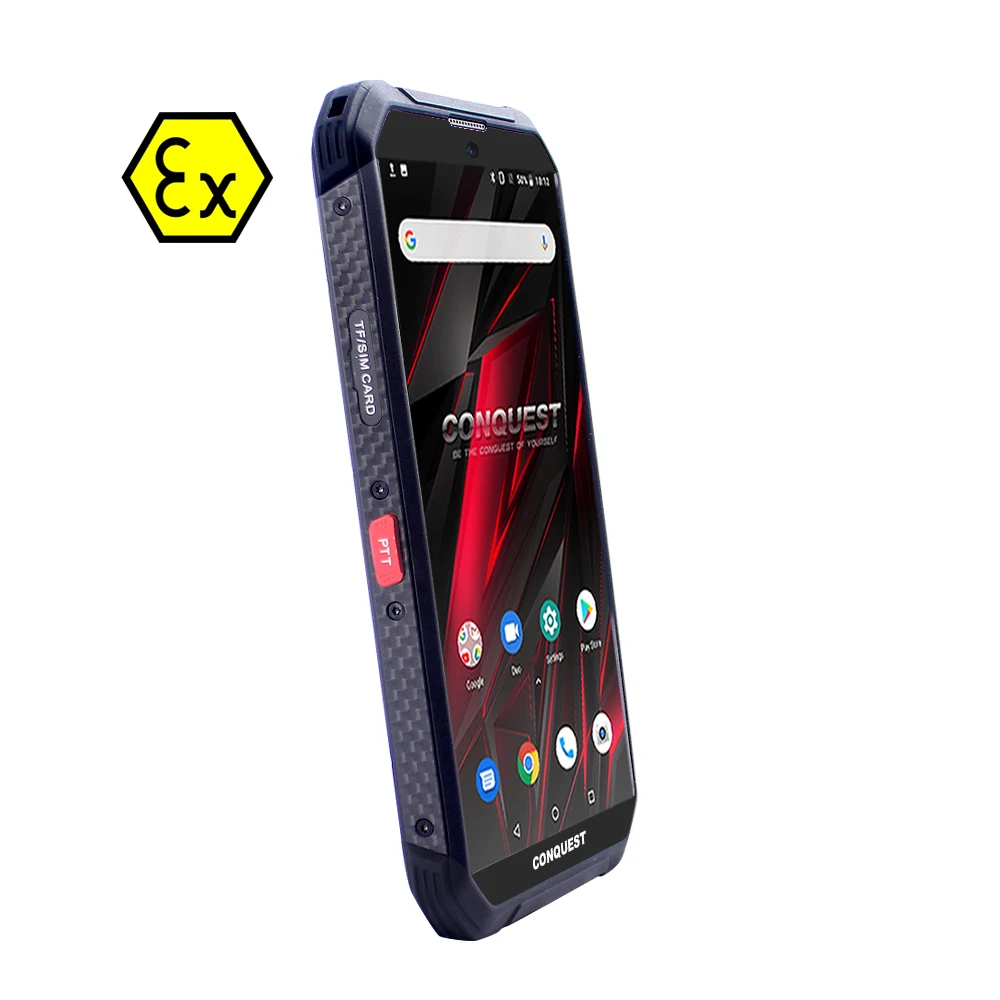 

CONQUEST S21 ATEX approved IR IoT solution terminal rugged mobile phones in india 4G 5G for oil factory and gas field developing