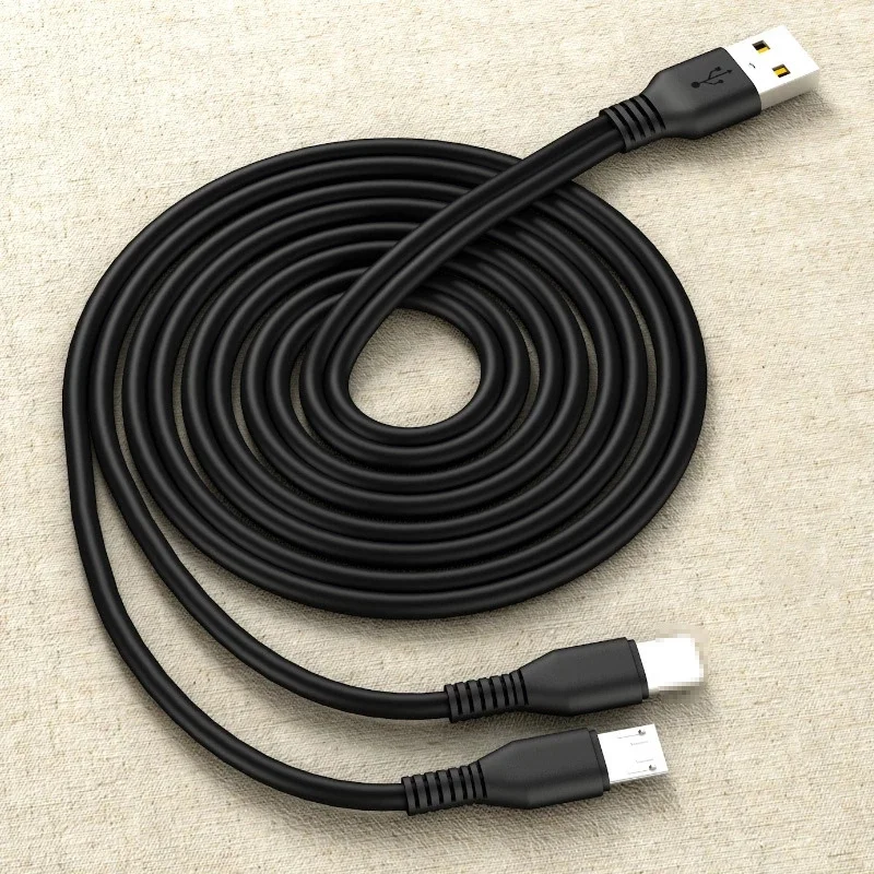 

2 in 1 Micro USB Cable Type C Charging Cable 25cm Short Mobile Phone Cable 2 USB Splitter For All Smartphones