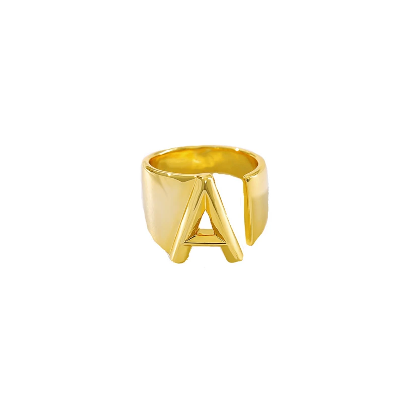

Hot sale in Amazon Initial Adjustable Stainless Steel Rings, Picture