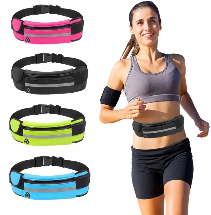 

wholesale Running Pouch Belt Waist Pack Bag,Workout Fanny Pack,Bounce Free Jogging Pocket Belt Travelling for men and women