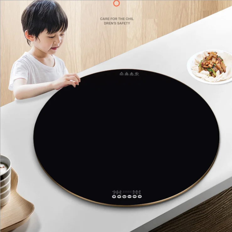 

household electric heating food rotating board hot plate keep food warmer