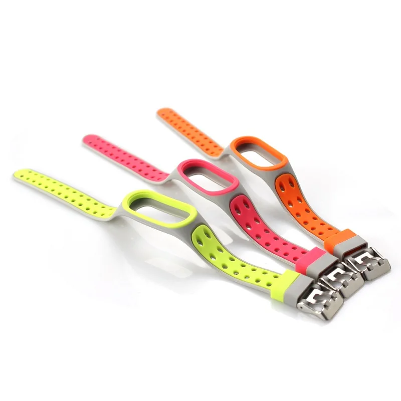 Bracelet for Xiaomi Mi Band 3 4 Sport Strap watch Silicone wrist strap For Mi band 3 4 bracelet Miband 4 3 Strap Accessories