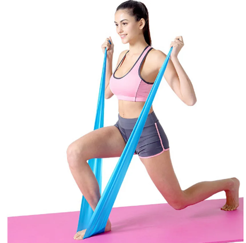 

Resistance Band Exercise Elastic Natural late Workout Rubber Loop Strength Pilates Fitness Equipment Training Expander New, Blue,pink,purple,green