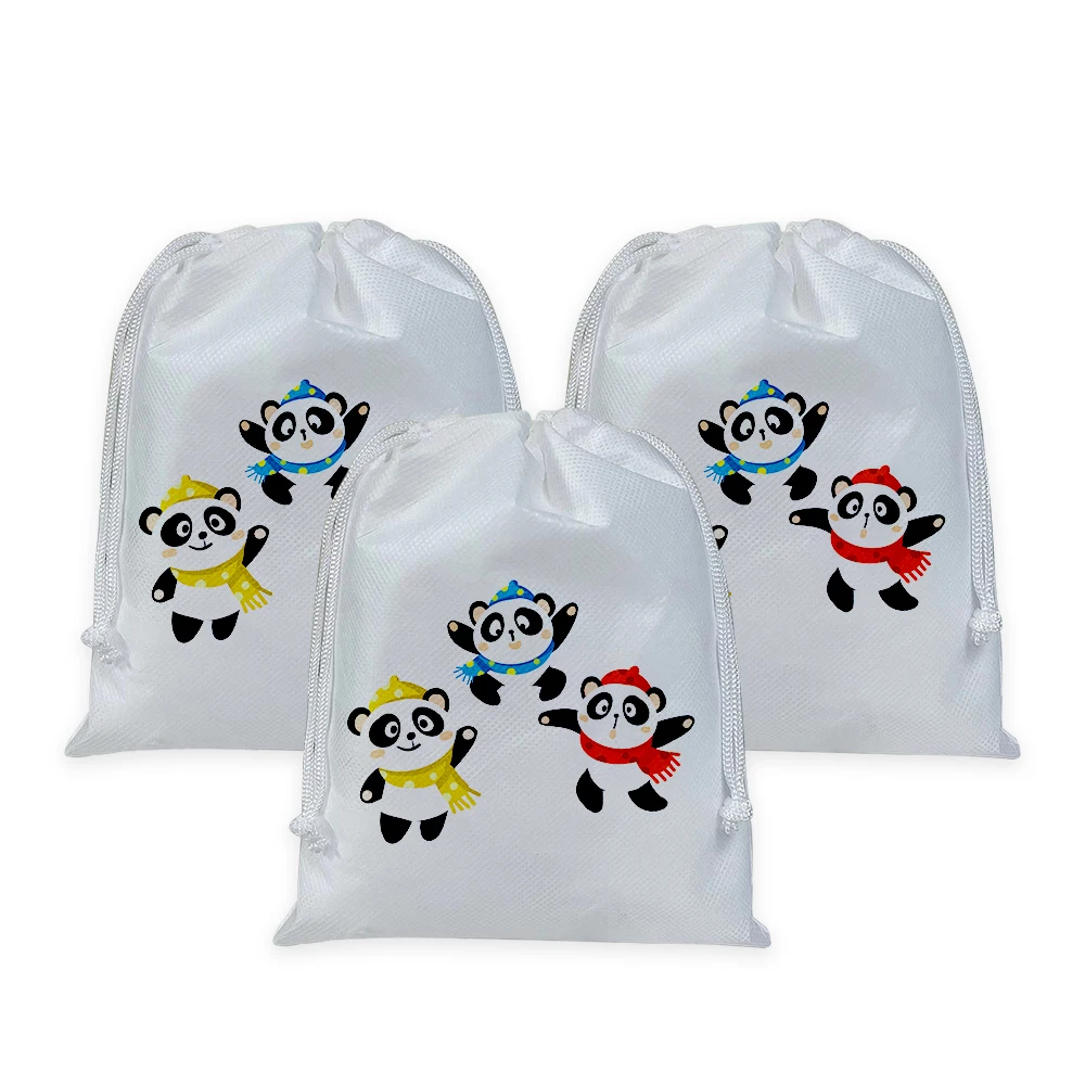 

Kingsub Wholesale Sublimated Drawstring Bag Logo Blank White Sublimation Non Woven Drawstring Bag