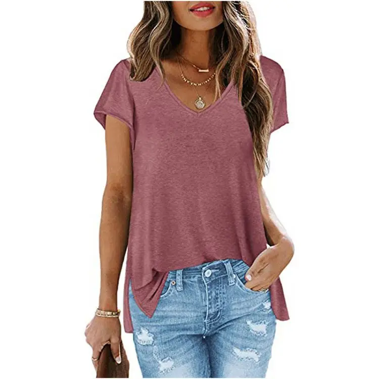 

PEARL Best Seller 2021 Summer Short Sleeve Casual Chemise Femme Womens Shirt Blouses Ladies Tops Blouse