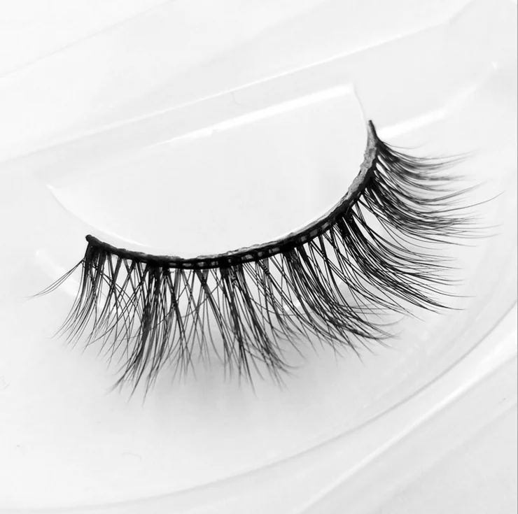 

Cheaper Real Siberian Mink Strip Lashes Private Label Packaging 3D Mink Eyelashes