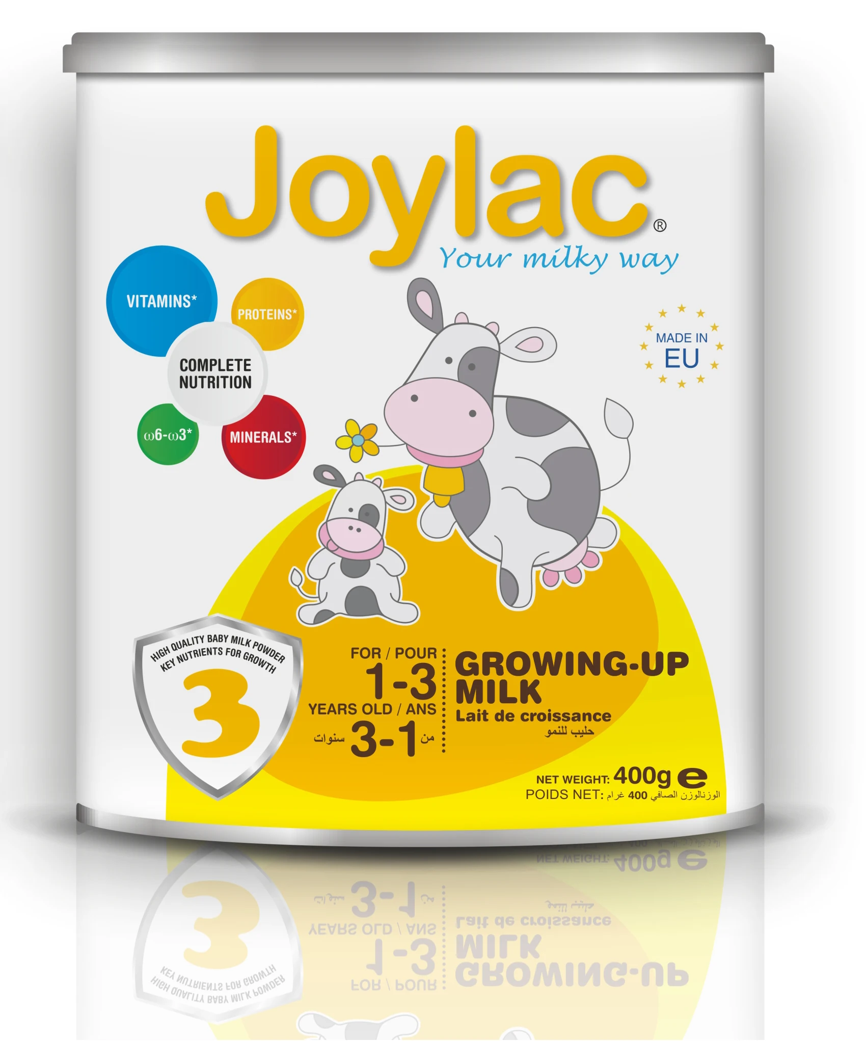 
Joylac baby milk formula and Cereals 100% EU origin 