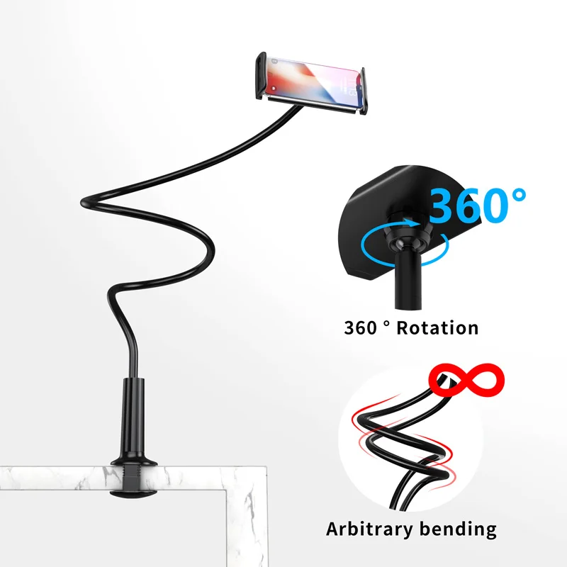 

Long Arm Cell Phone Holder Stand Lazy Bed Desktop Tablet Car Selfie Mount Bracket For Tablet