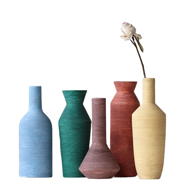 

Nordic Style Ceramic & Porcelain Vases New Design Flower Vase For Centerpieces Abstract Vase For Living Room