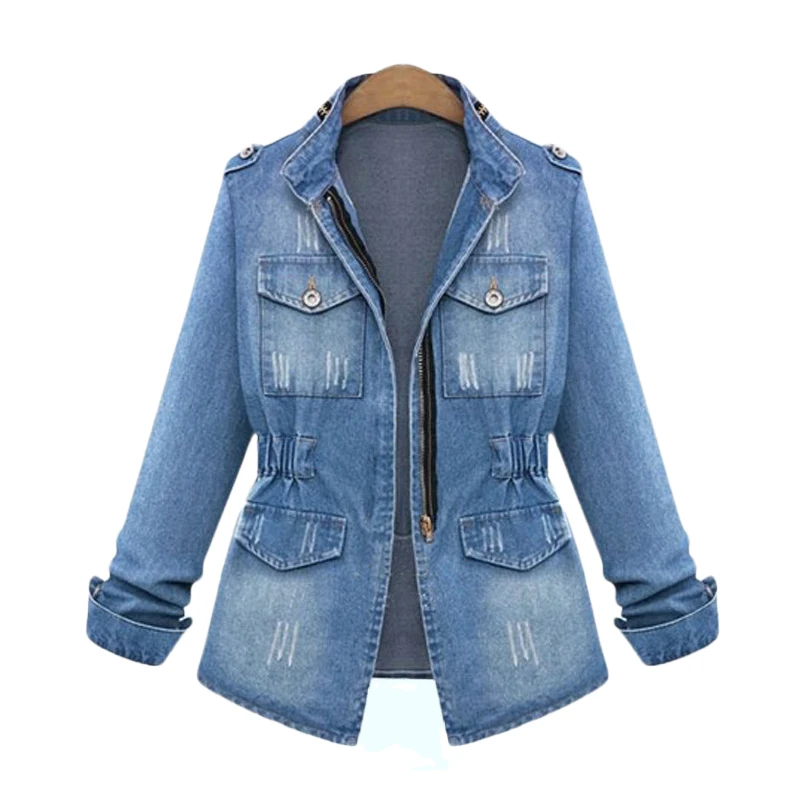 

wholesale new stylish denim jacketss women ladies jacket veste femme coat girls denim jean jacket