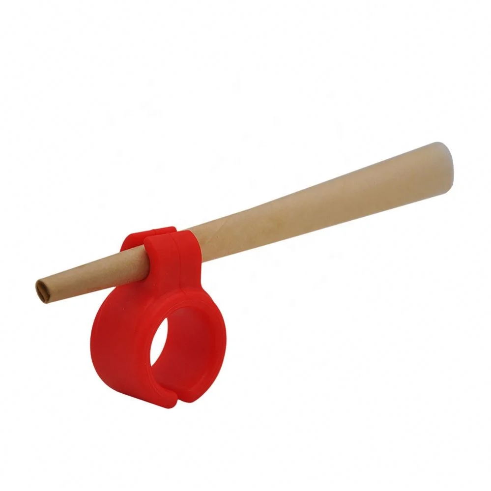 

Weed accesory supplies smoke ringcigarette silicone blunt holders cigarette holder ring, Blue, red, white, black
