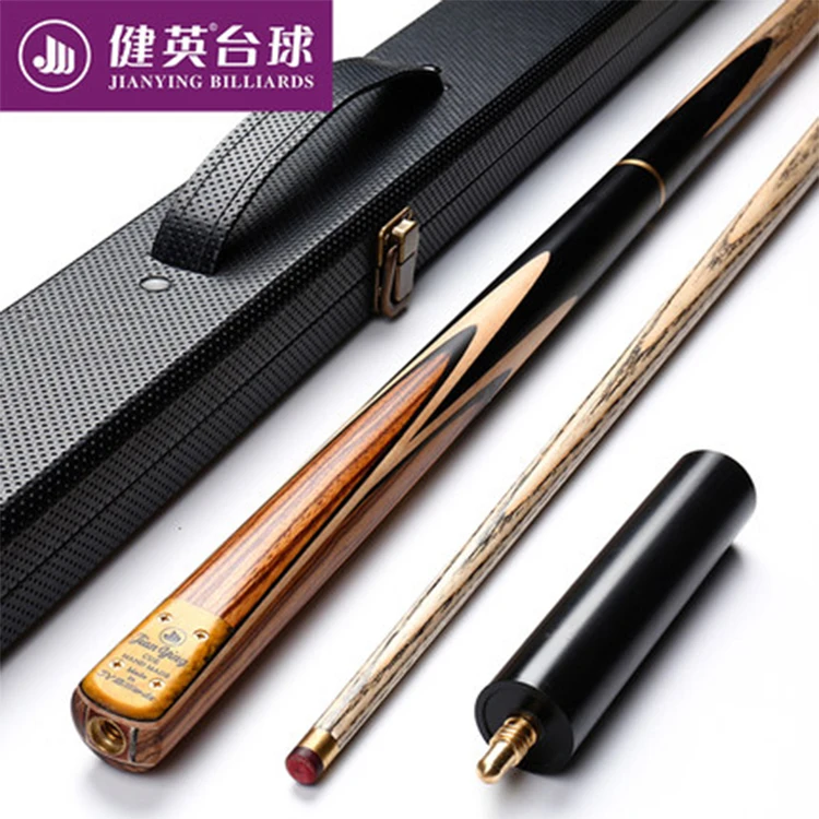 

Wholesale Jianying Custom Logo Carbon Billiard Snooker Cue 3/4 Woods One Piece Snooker Cue Stick, Mixed color